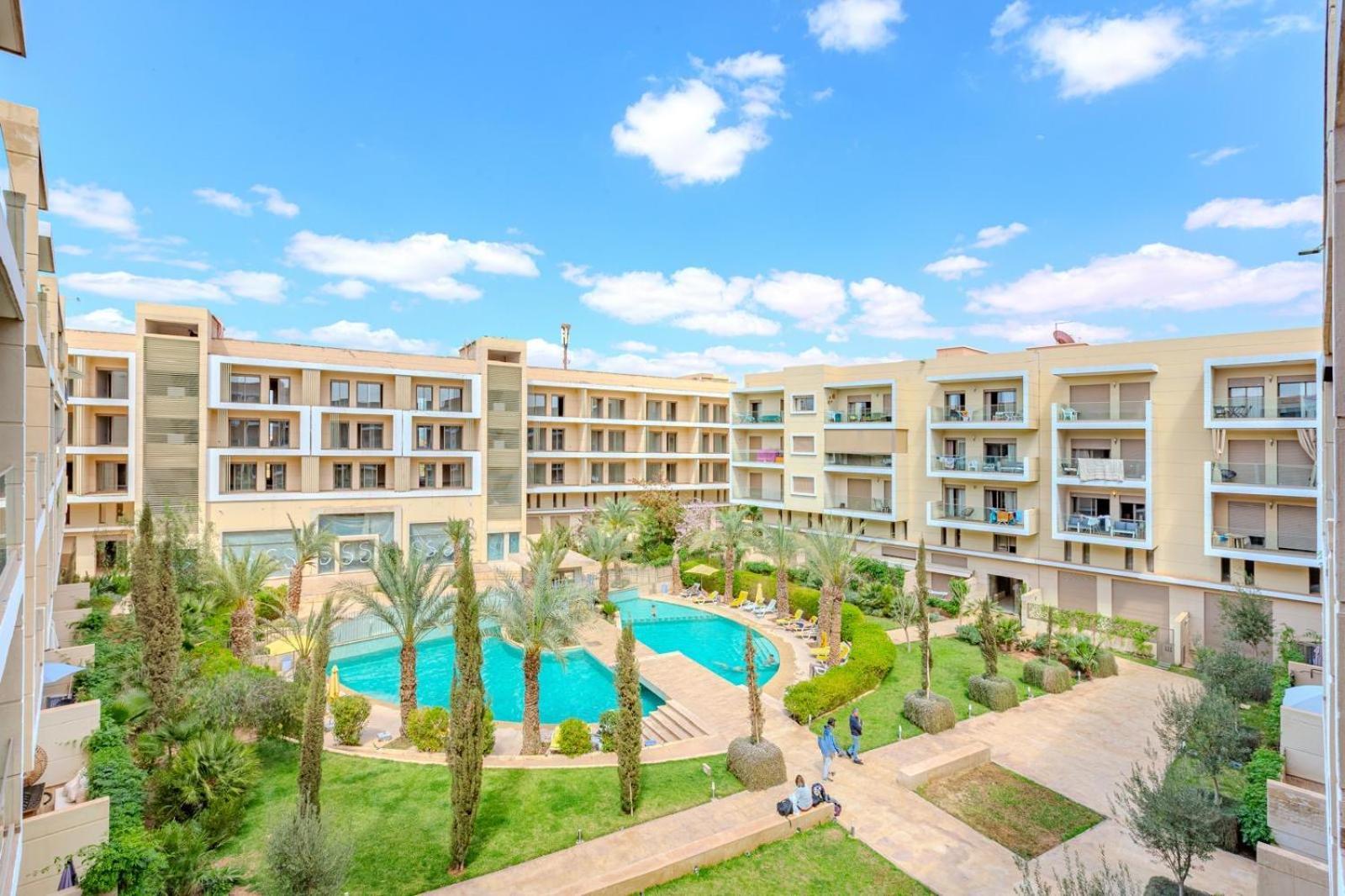 Royal Deluxe Platinum - Marrakech, Luxe Pool View Leilighet Marrakesh Eksteriør bilde